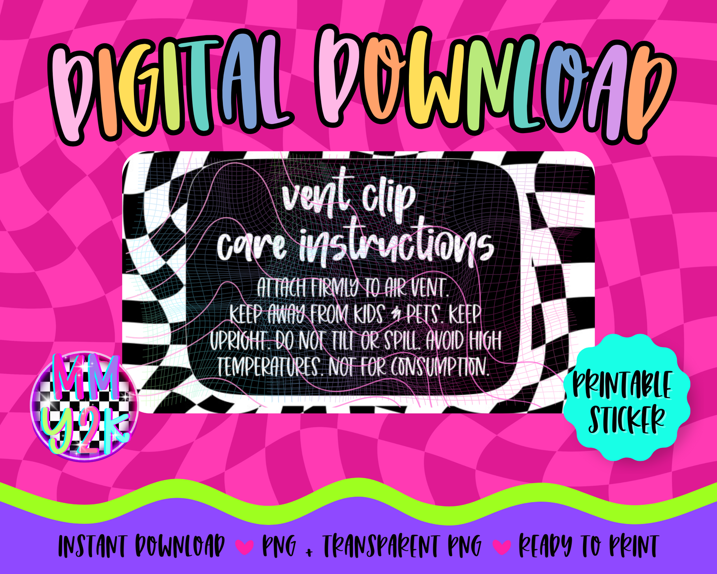 Vent Clip Care Instructions - Digi Download