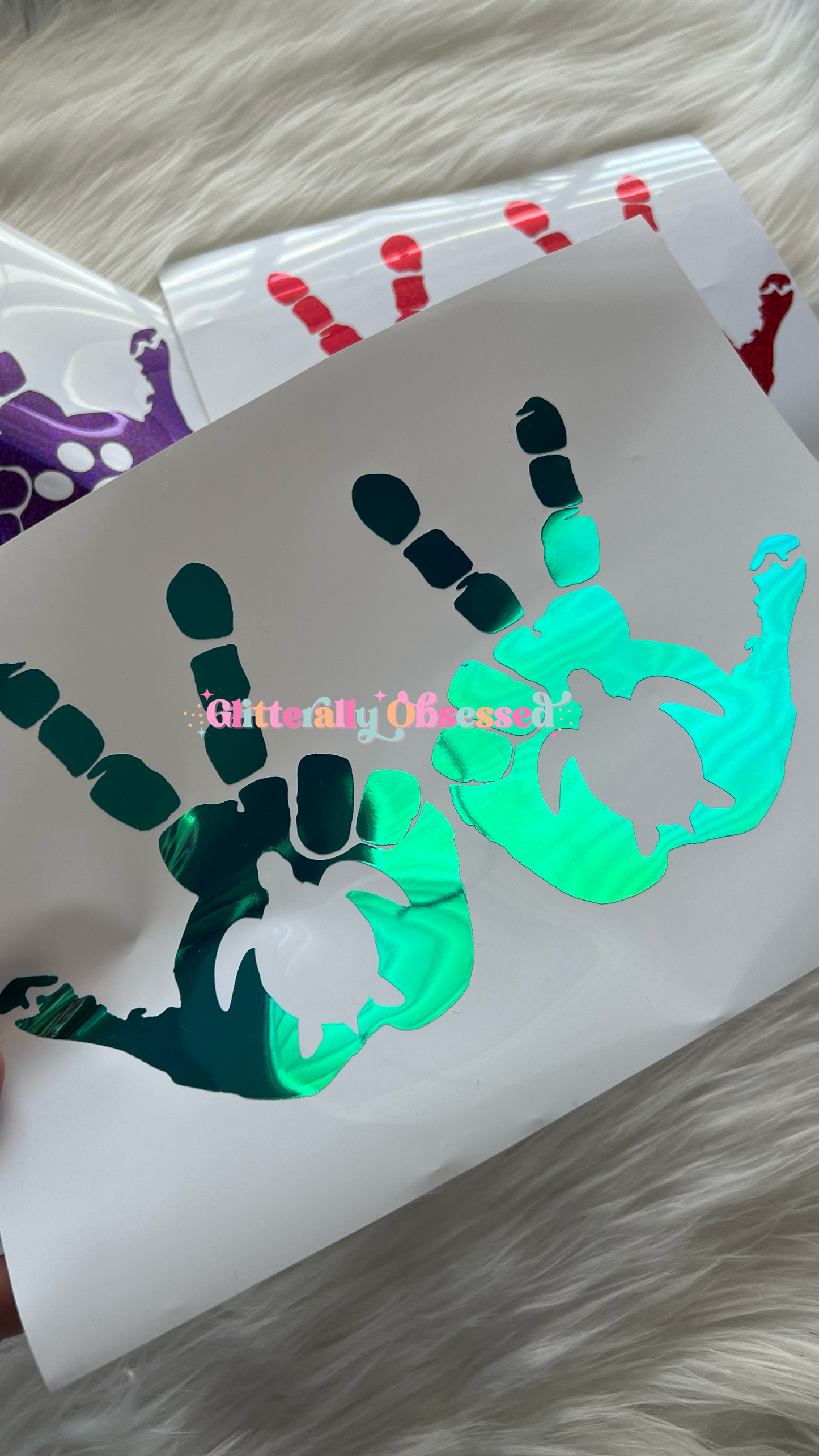 Set of 2 Hand Wave Decals ๐พ๐ข๐ฆ
