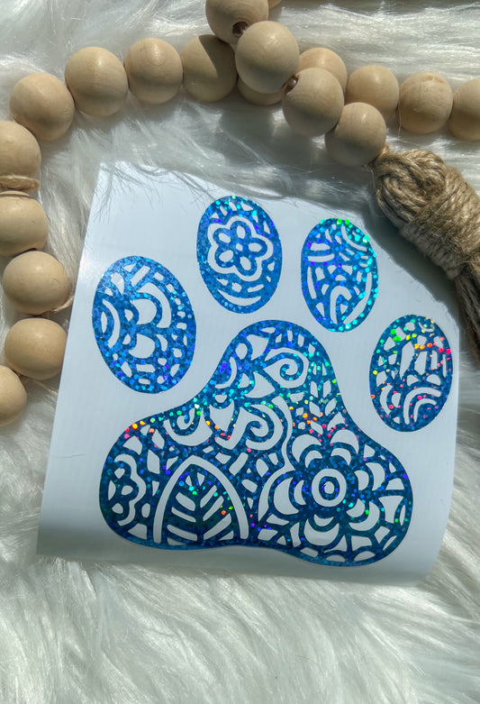 Mandala Paw Print
