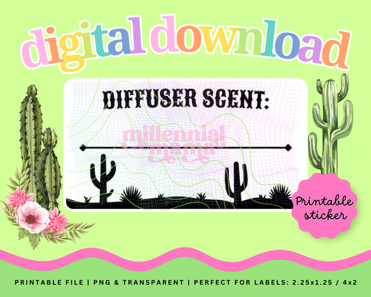 Cactus Diffuser Scent - Digi Download