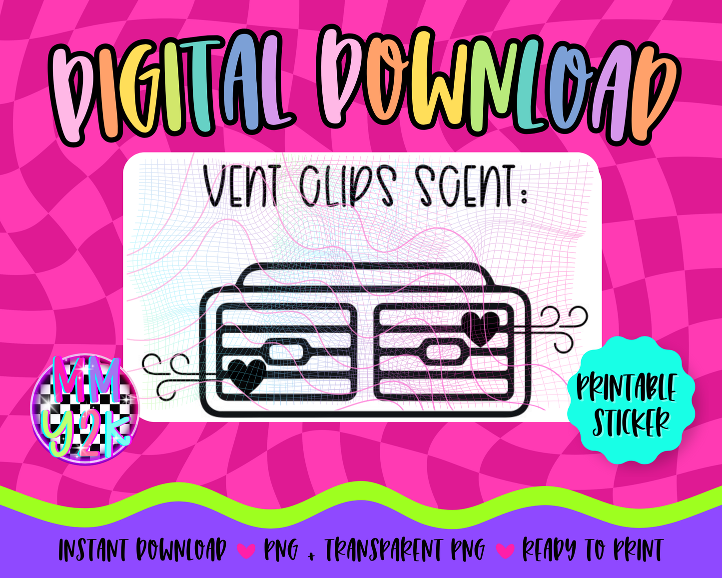 Vent Clips Scent #2 - Digi Download