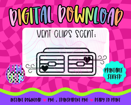 Vent Clips Scent #2 - Digi Download