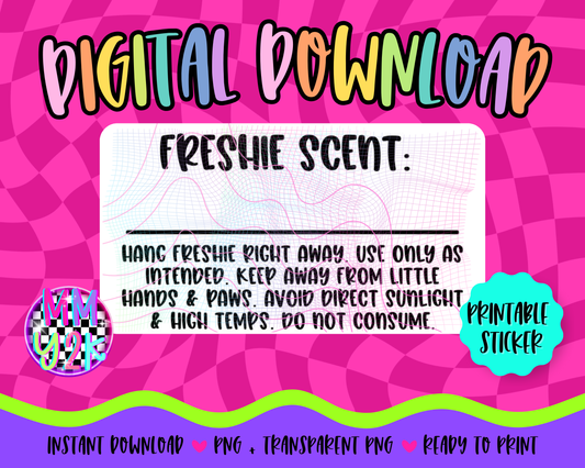 Freshie Scent #3 - Digi Download