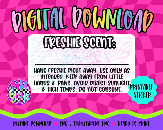Freshie Scent #4 - Digi Download