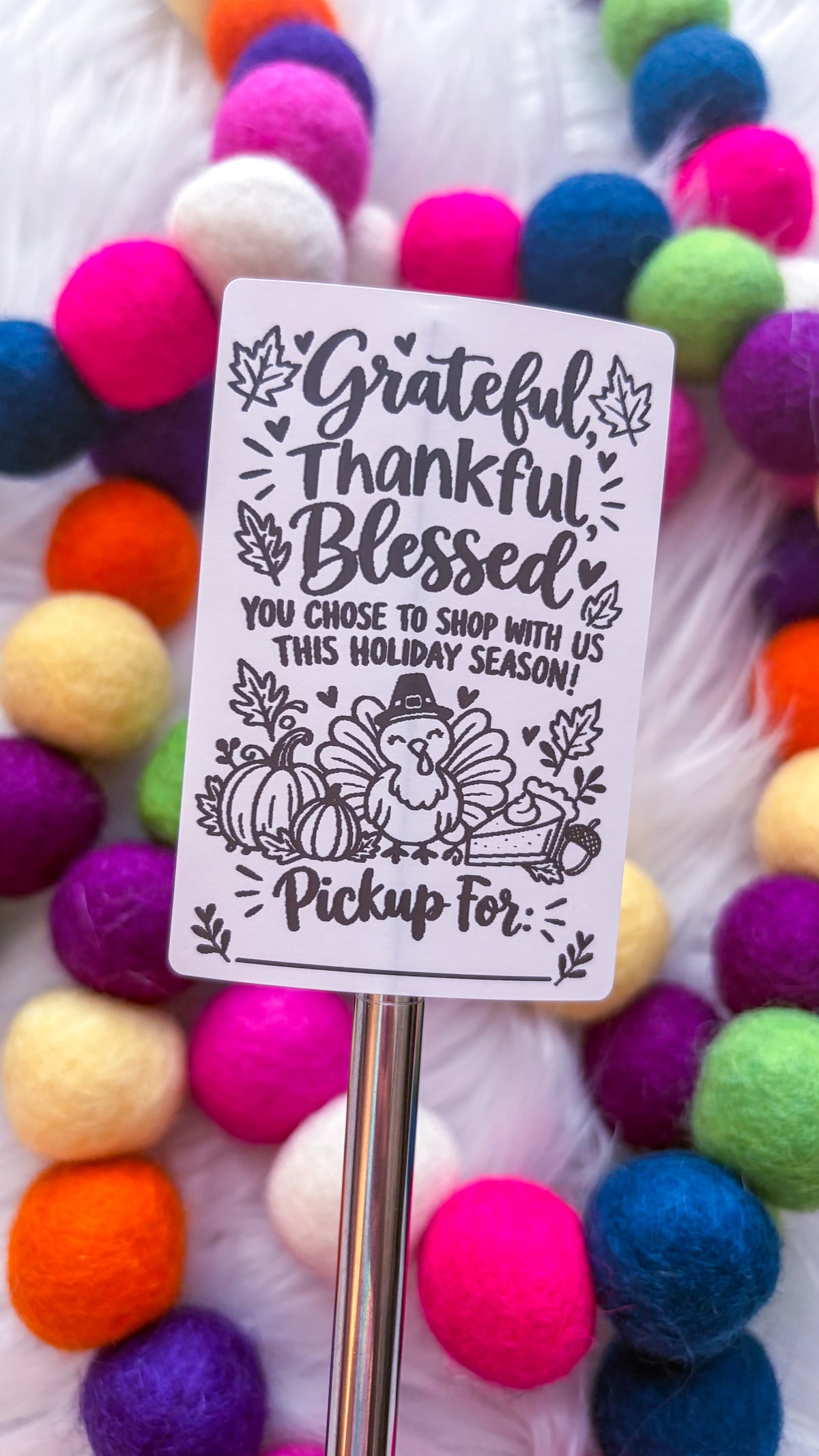 Grateful Thankful Blessed