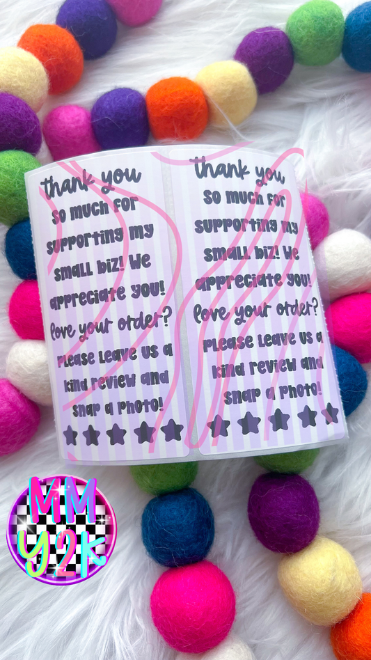 Thank You & Review