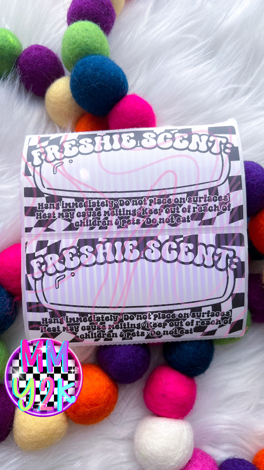 Checkered Freshie Scent