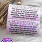 Sparkle Thank You