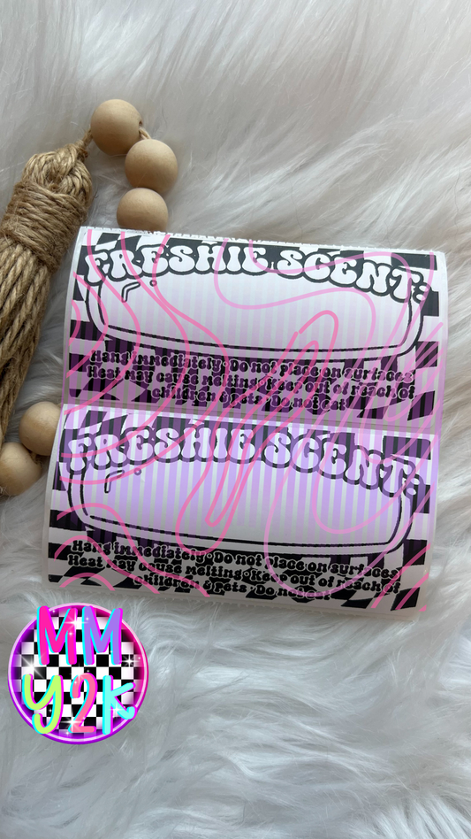 Checkered Freshie Scent