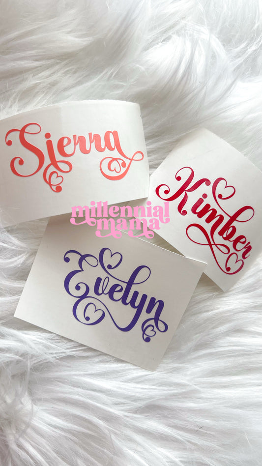 Name w/ Hearts