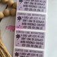 Coaster Care Instructions