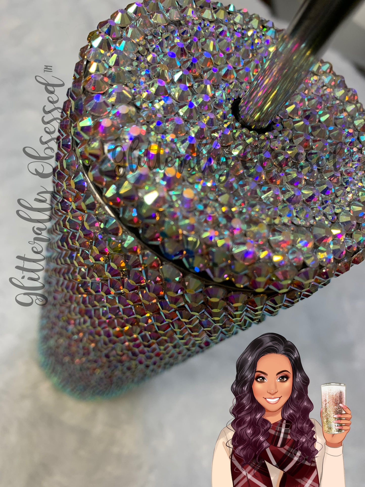 Crystal Rhinestone Tumbler