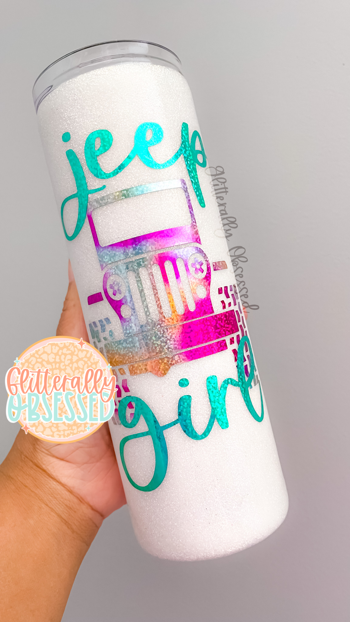 Jeep glitter deals tumbler